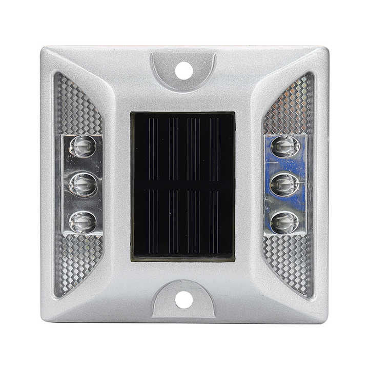 350g IP68 Solar Metal Road Studs Bianco colore LED per la costruzione stradale
