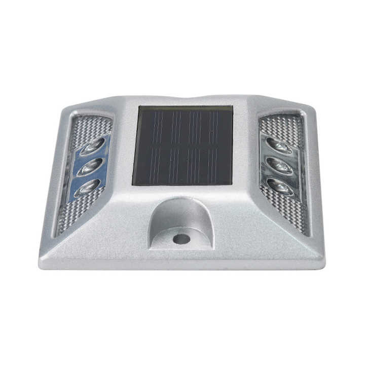 350g IP68 Solar Metal Road Studs Bianco colore LED per la costruzione stradale