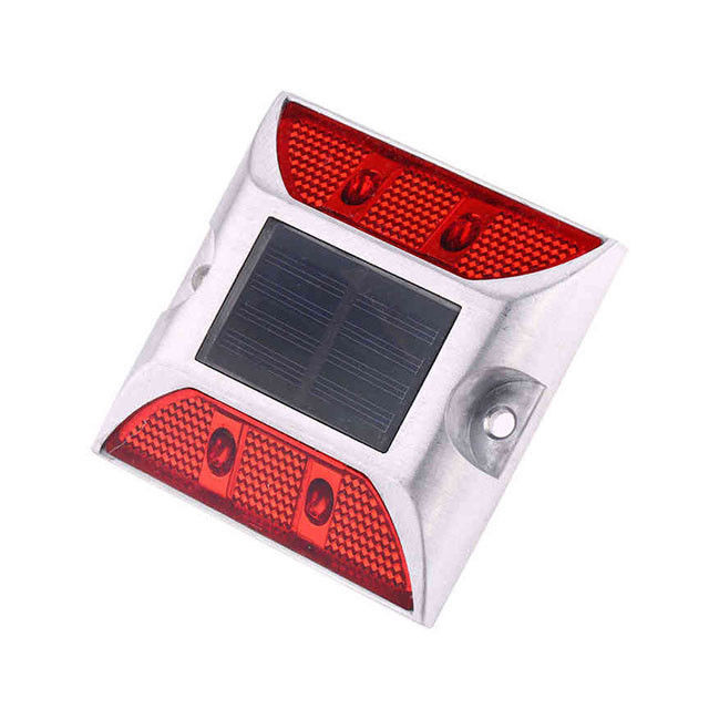 Colore rosso LED ad alta luminosità in alluminio per strade solari certificato FCC