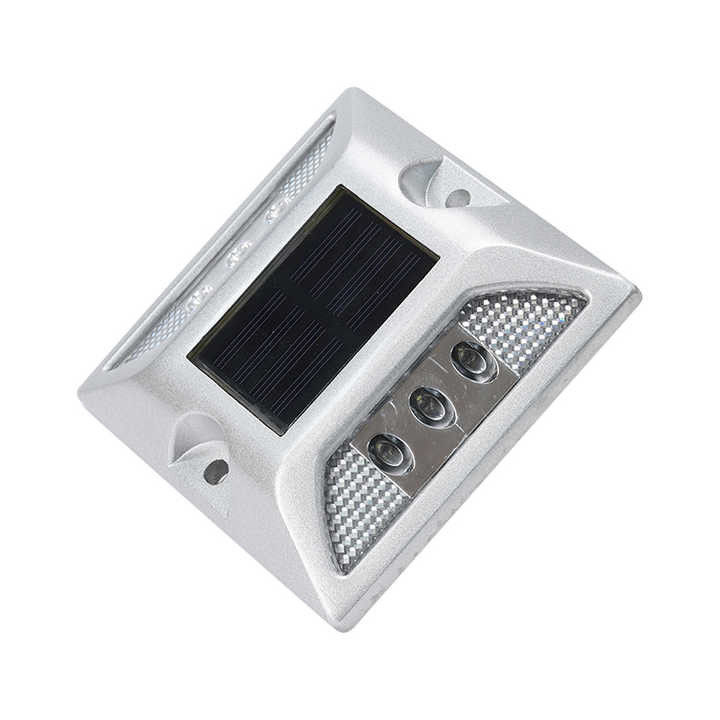 Anti UV PC LED solare Road Markers Aluminium Casting Road Stud Light