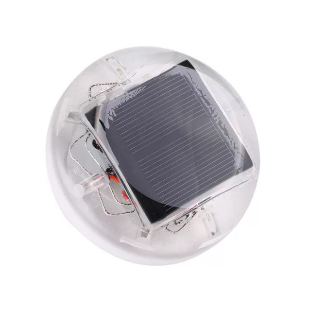 Marcatori stradali gialli ad alta visibilità 4V anti-UV PC Marcatori stradali in plastica