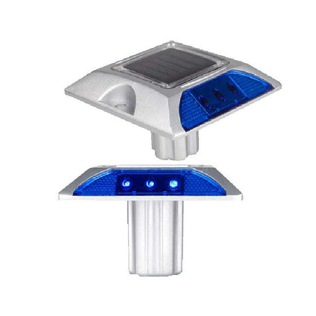 Perle di alluminio LED solare riflettori stradali di strisce modalità lampeggiante per il traffico strada