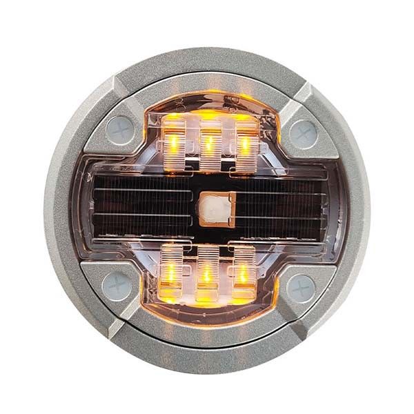 Colore rosso Stagno stradale a LED solare ad alta luminosità Stagno occhio di gatto a energia solare