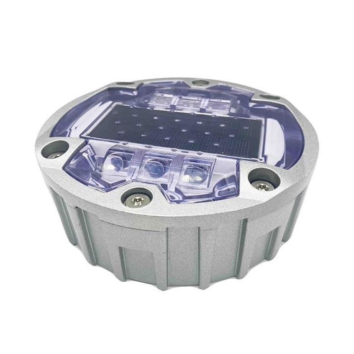 LED ad alta luminosità per strada solare 6 viti Terra incorporata LED solare occhio di gatto