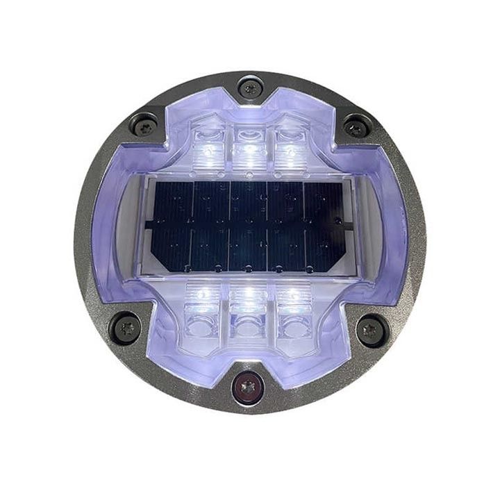 LED ad alta luminosità per strada solare 6 viti Terra incorporata LED solare occhio di gatto
