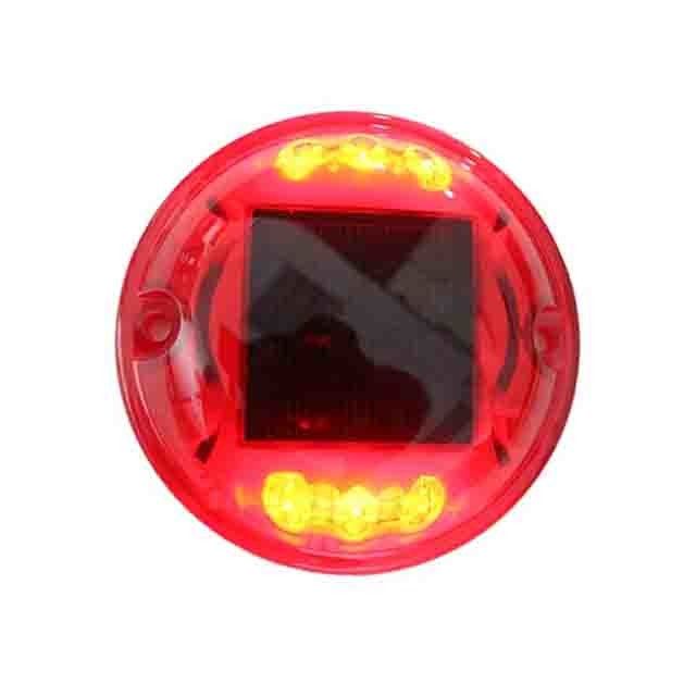 PC Avvertenza in plastica lampeggiante riflettore a LED solare lampadari stradali a LED occhi di gatto luce