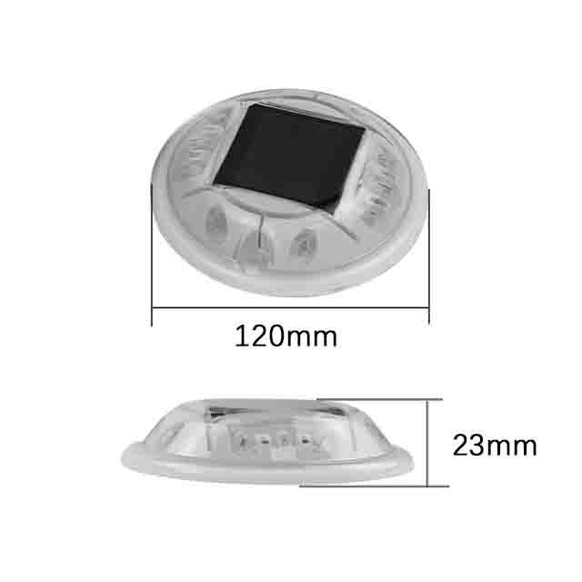 PC Avvertenza in plastica lampeggiante riflettore a LED solare lampadari stradali a LED occhi di gatto luce