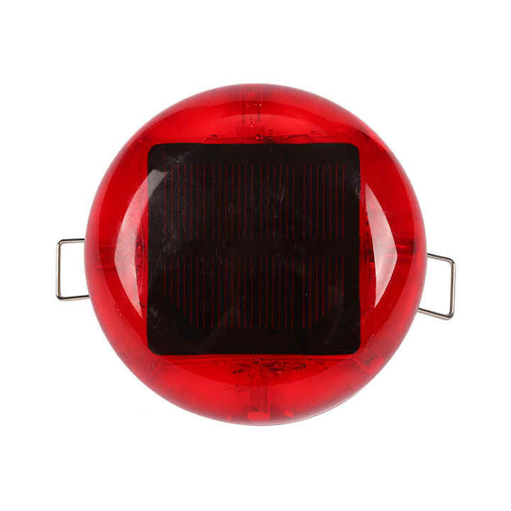 Luce a LED per uso pesante Solare LED Occhi di gatto di plastica Marcatore Riflettore stradale