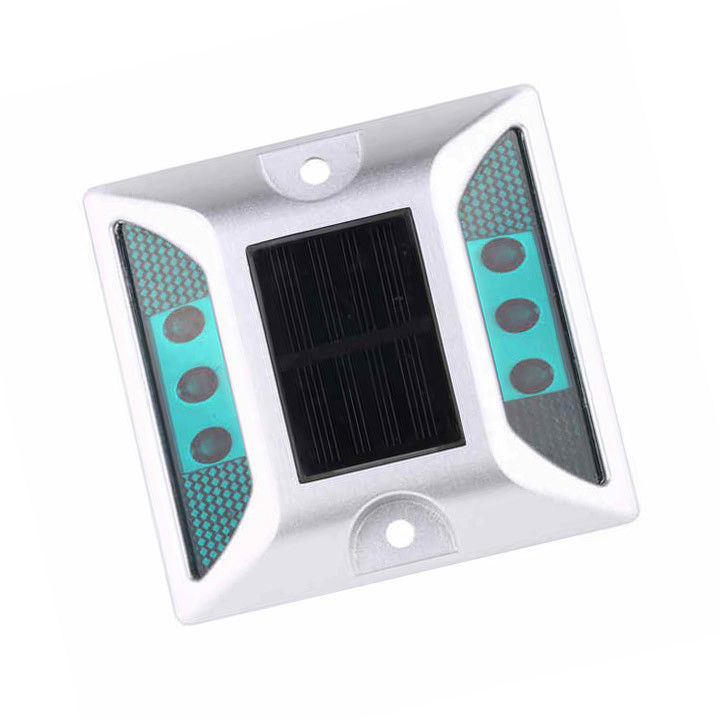 LED Cat Eyes Reflector Riflettente IP68 Un lato di alluminio Solare Road Stud Light