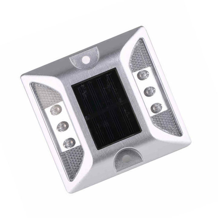 Lumiere LED solari per strada per strada in alluminio bianco