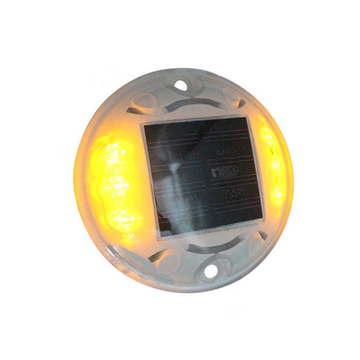Materiale PC IP68 rotondo occhio di gatto strada stud 360 gradi indicatori di marciapiede luce