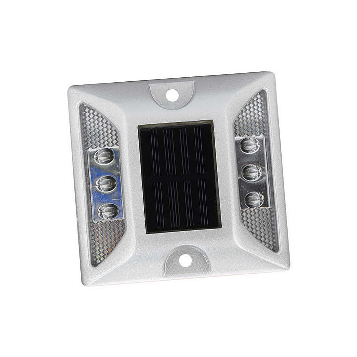 IP68 Pavimento in alluminio occhio di gatto sollevato Road Stud Marcatori di strada solare