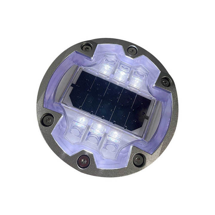 LED a energia solare per le strade di alluminio incorporato per gli occhi dei gatti riflettore per autostrade