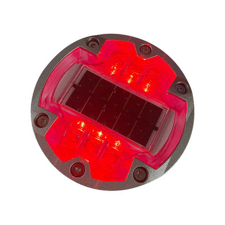 LED a energia solare per le strade di alluminio incorporato per gli occhi dei gatti riflettore per autostrade