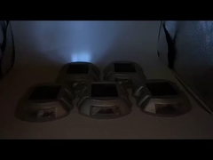 Marcatori stradali solari a 360 gradi Marcatore pavimento occhio di gatto luci di giardino lampeggianti